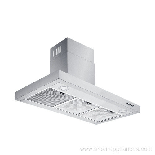 T-shape Chimney Cooker Hood Push Button Chimney